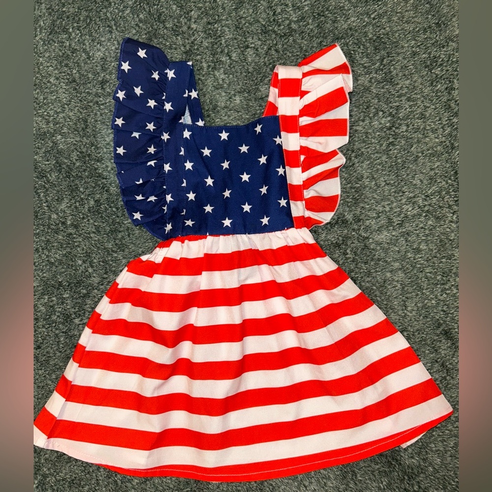 American Flag Dress for baby